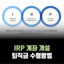 irp-계좌-개설-퇴직금-수령-방법
