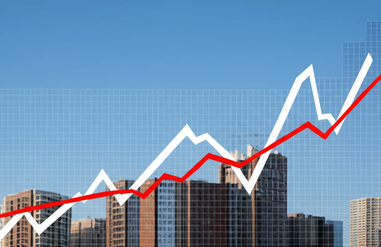 Real Estate Market Fluctuation Graph