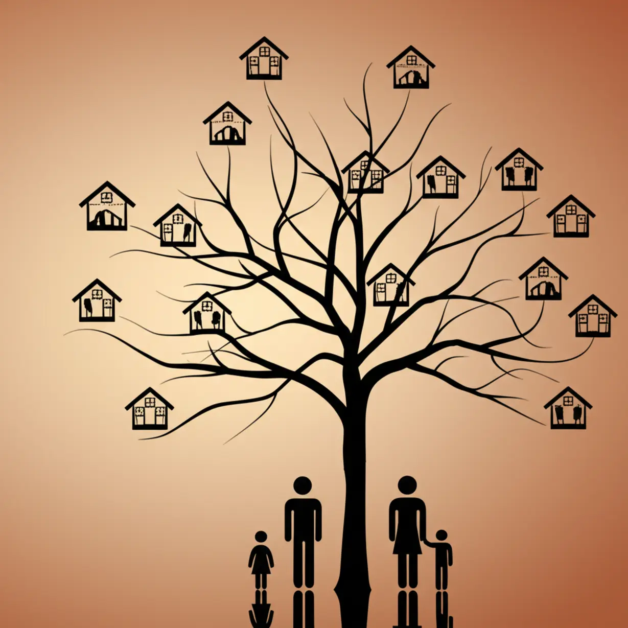 family tree splitting