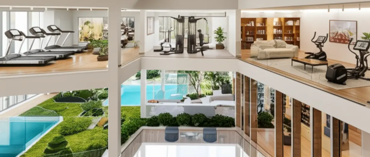 대전-도안-푸르지오-디아델-아파트-단지의-내부-시설-및-조경-이미지