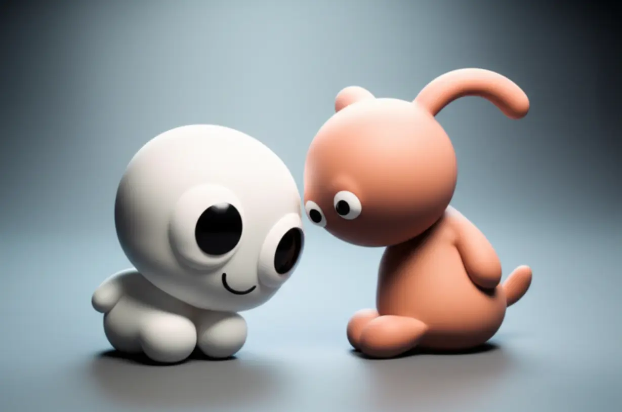 남들-시선보다-서로에게-집중하며-조용한-결혼식을-선택한-손은서-장원석-부부의-관계를-상징하는-귀여운-3D-이미지입니다.