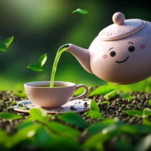 제주-녹차밭-수망다원-티-하우스-귀여운-주전자와-찻잔-3D-이미지