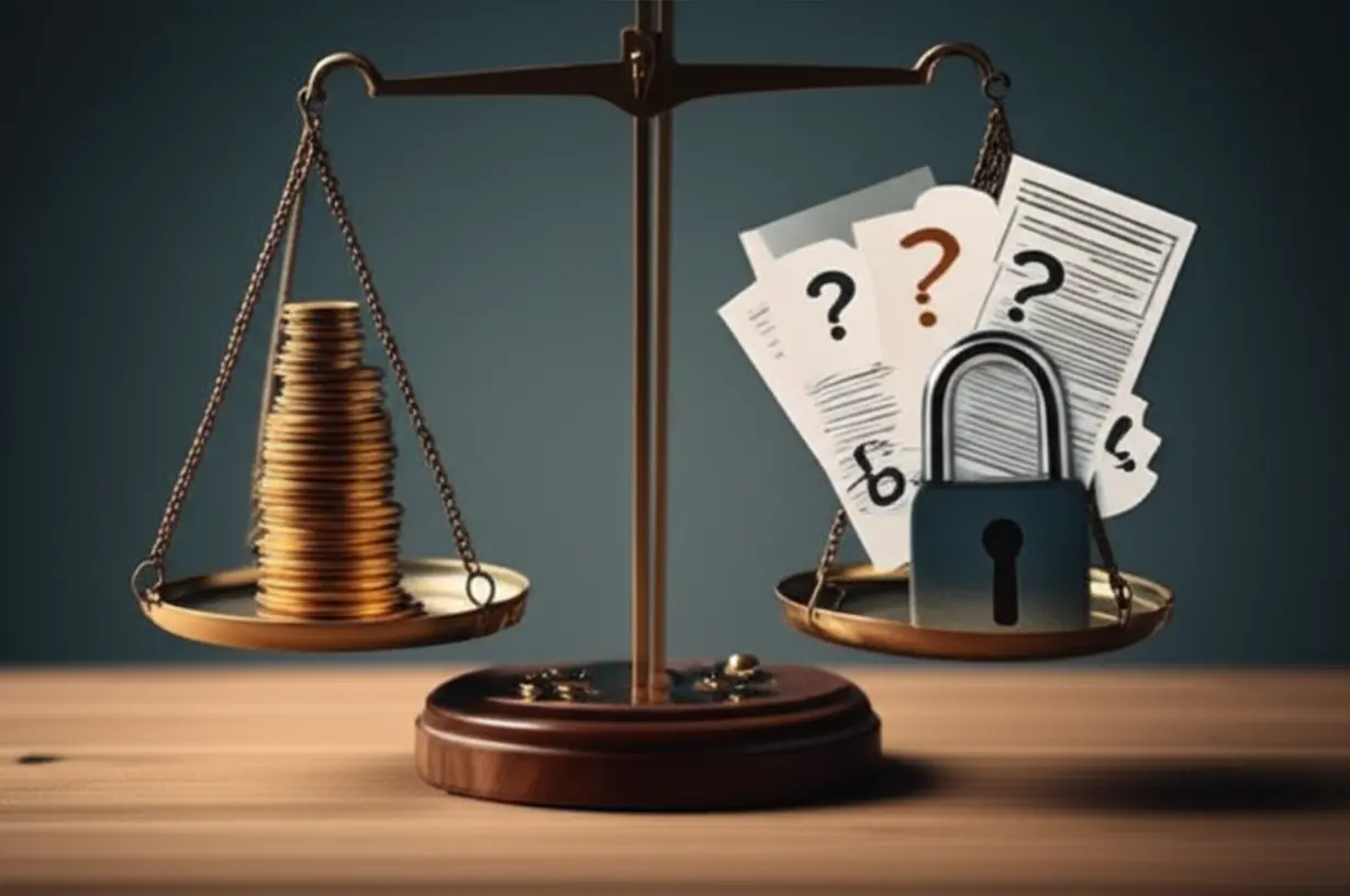 부동산-직거래의-장점과-단점을-나타내는-저울-이미지