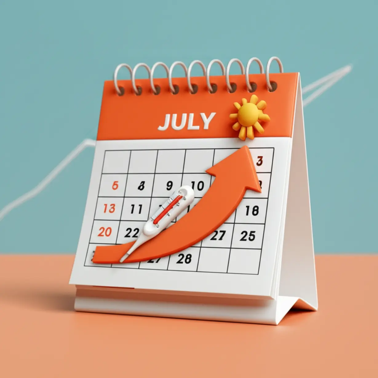 3D-illustration-showing-a-calendar-and-graph-indicating-future-egg-price-trends.