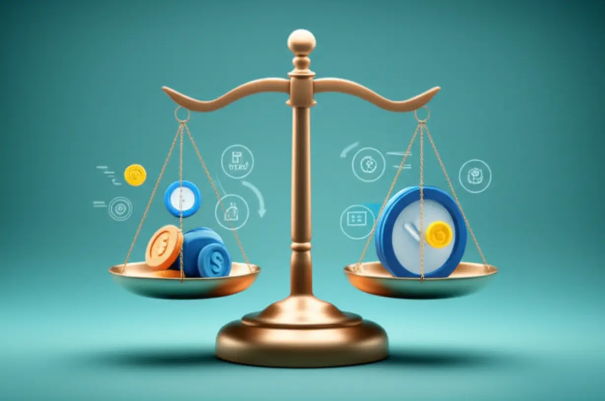 Image-of-scales-balancing-work-hours-and-fair-pay