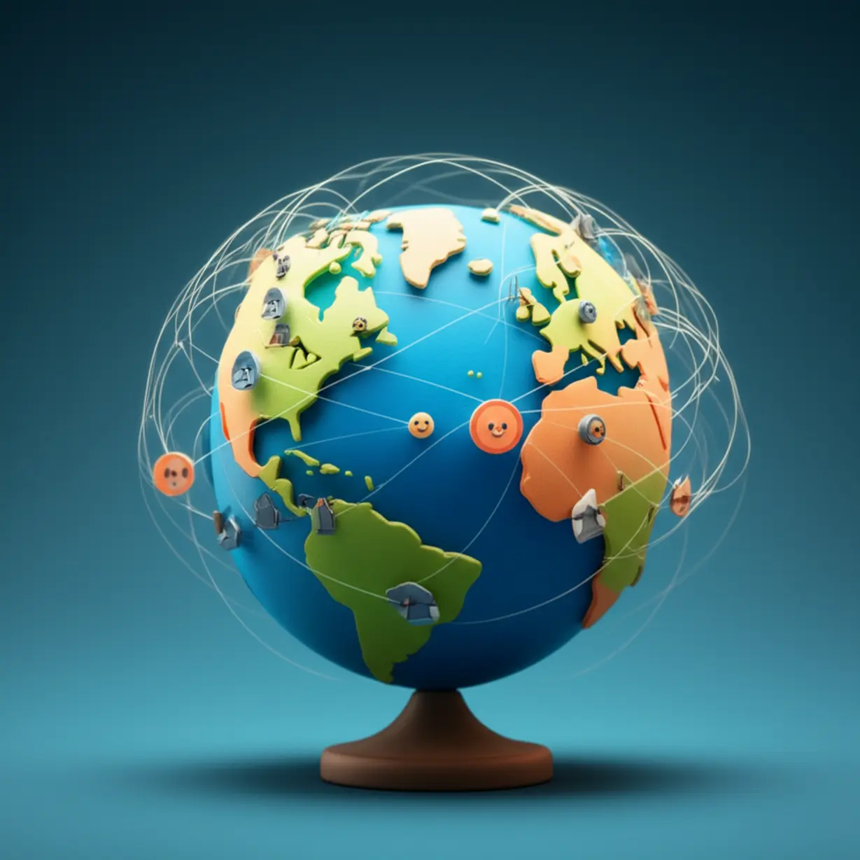 전-세계-원전-해체-시장-규모와-국내-기업의-해외-진출-가능성을-보여주는-귀여운-지구본-3D-이미지,-글로벌-원전-해체-시장-전망.