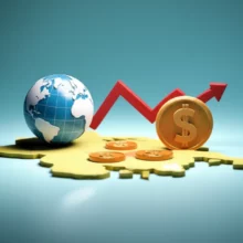 중동-갈등이-글로벌-금융시장에-미치는-영향을-상징하는-귀여운-3D-이미지