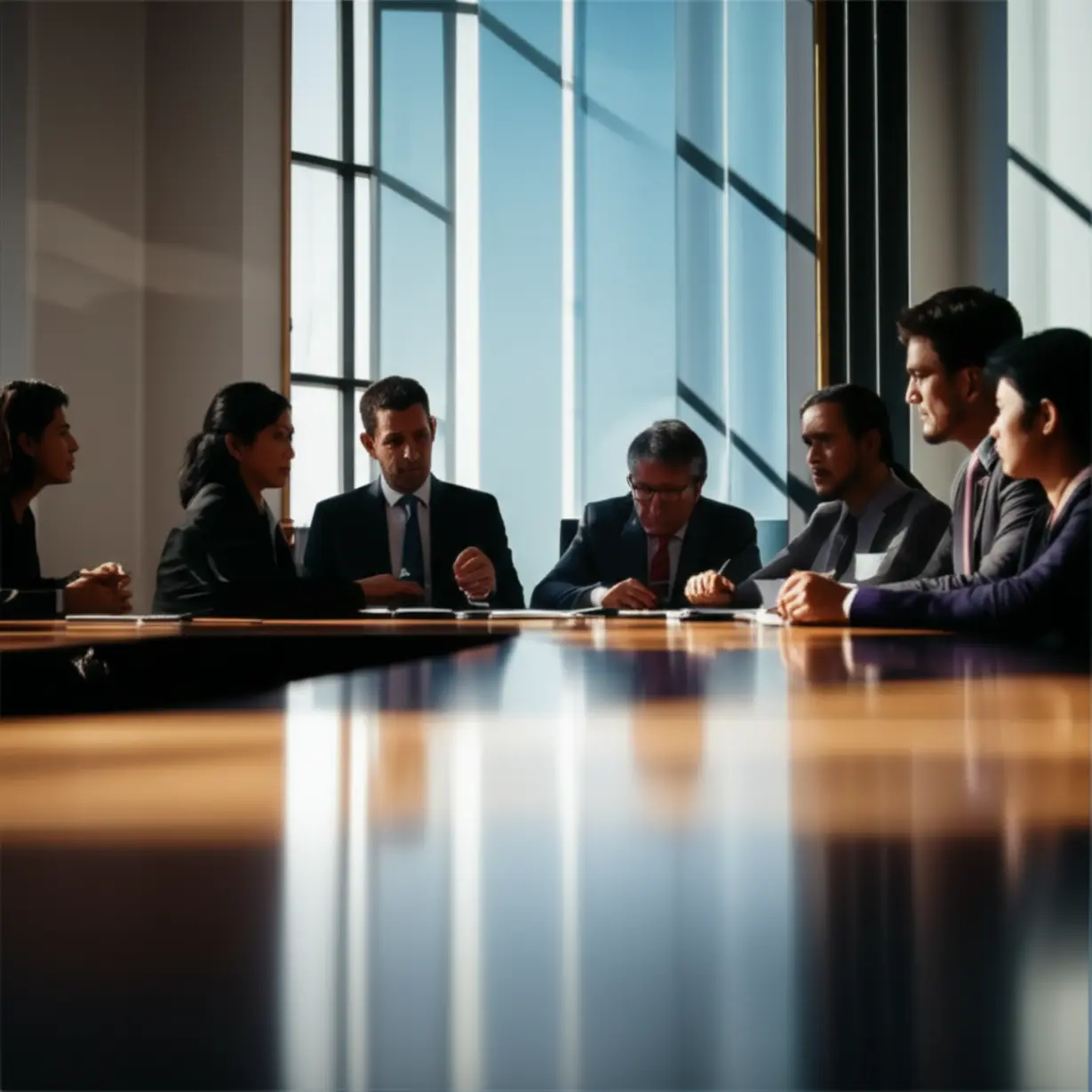 국회-또는-회의를-상징하는-추상적인-이미지