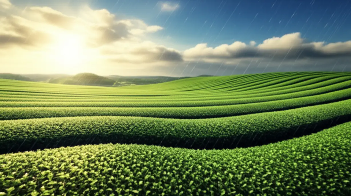 제주-날씨-대비-수망다원-녹차밭-3D-이미지