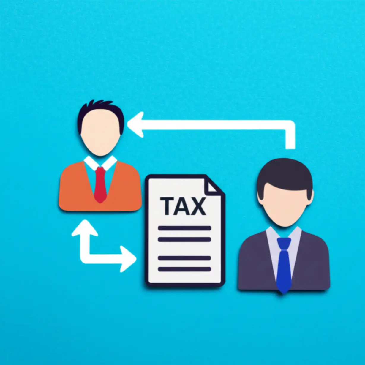 Diagram-showing-income-flowing-from-a-business,-with-a-portion-representing-withholding-tax-going-towards-a-tax-symbol,-illustrating-the-concept-of-tax-withholding.