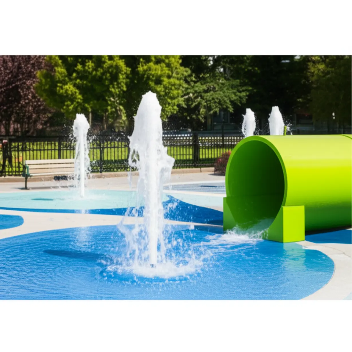 노원구-여러-공원에-있는-무료-물놀이터의-다양한-물놀이-시설을-보여주는-3D-이미지