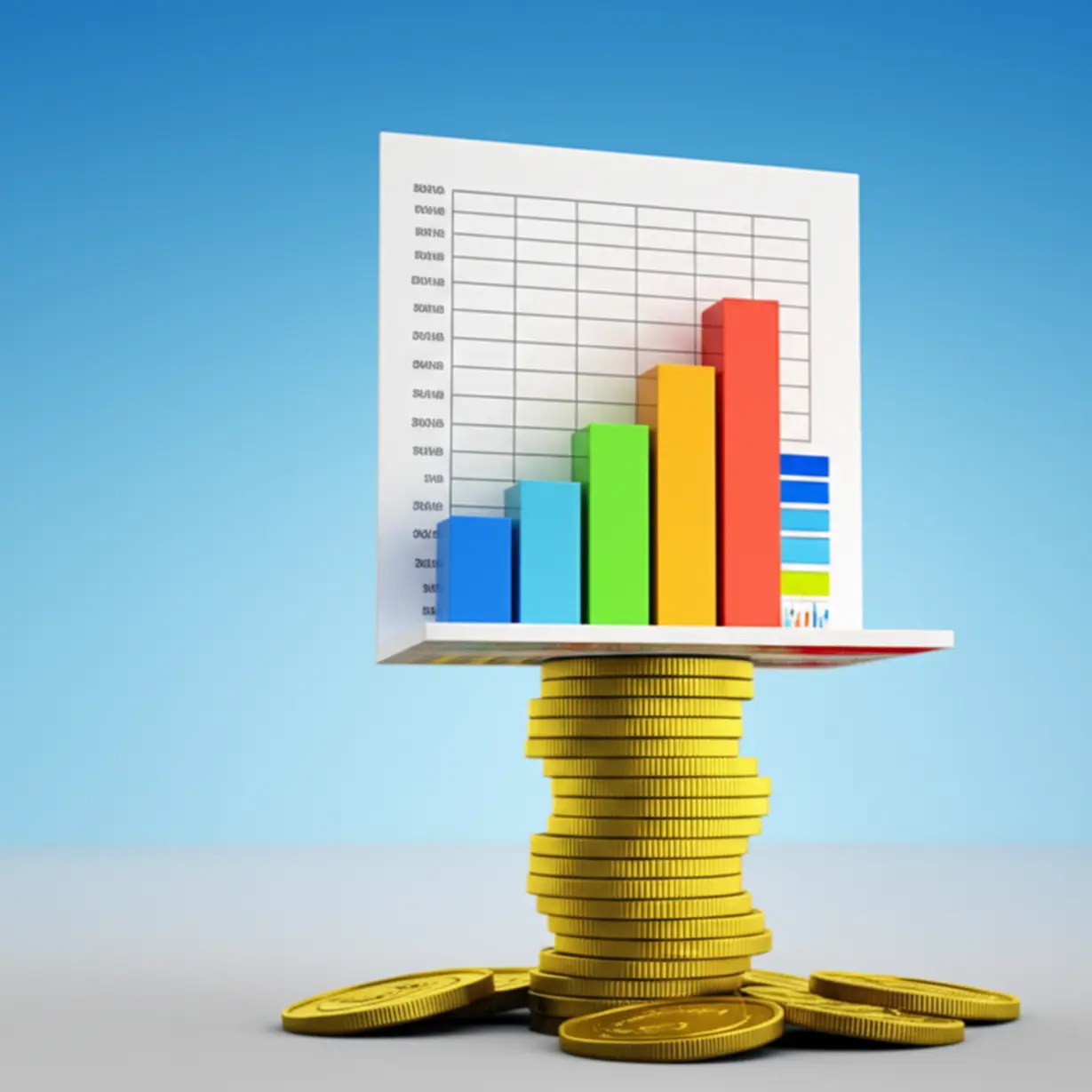 다채로운-재무-차트와-막대그래프로-이루어진-튼튼하고-균형-잡힌-건물.-기업의-건전한-재무-상태를-나타내며,-안정적인-투자를-위한-기업-분석의-중요성을-강조합니다.