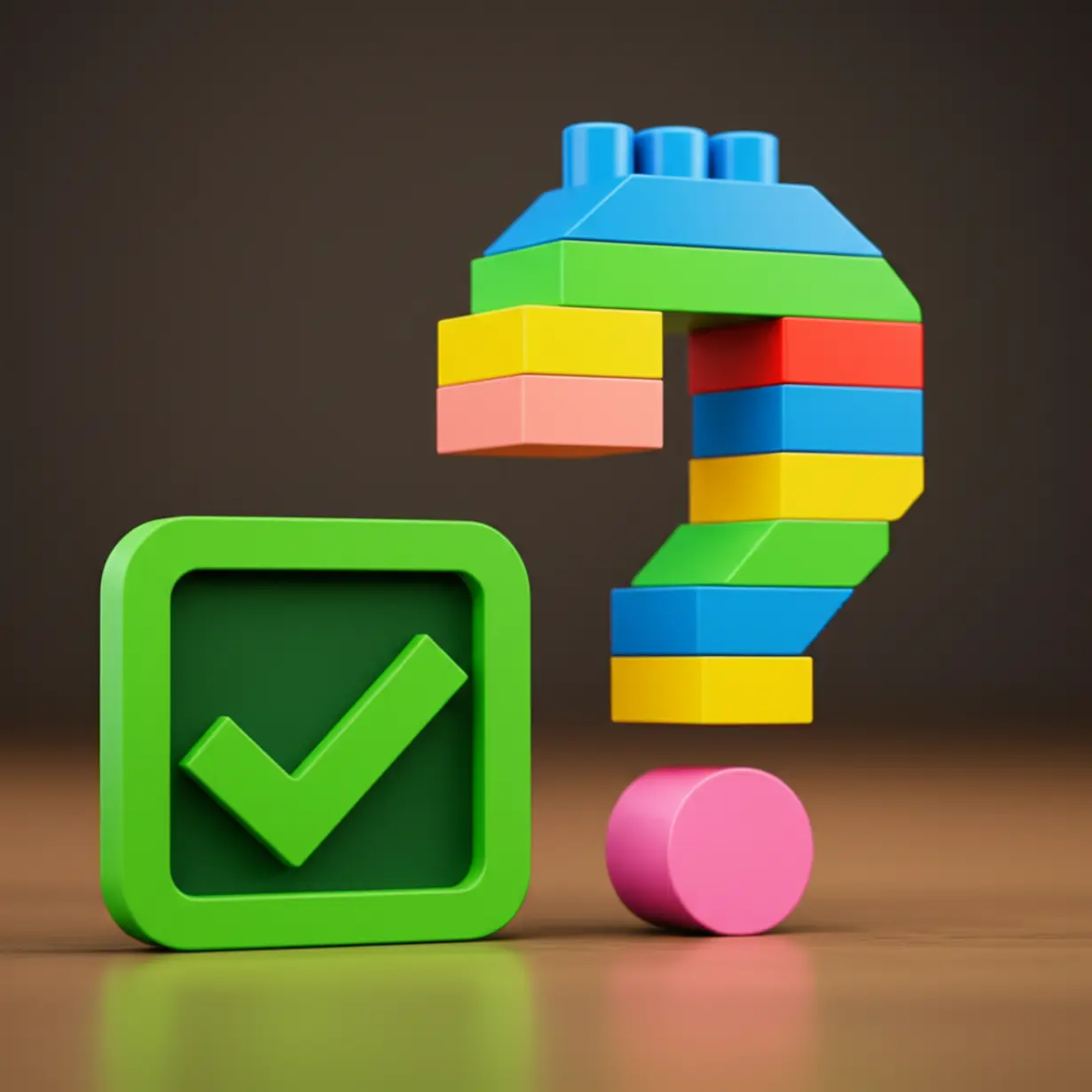 부산청년-기쁨두배통장-신청-자격을-확인하는-체크리스트와-질문-모양의-3D-이미지