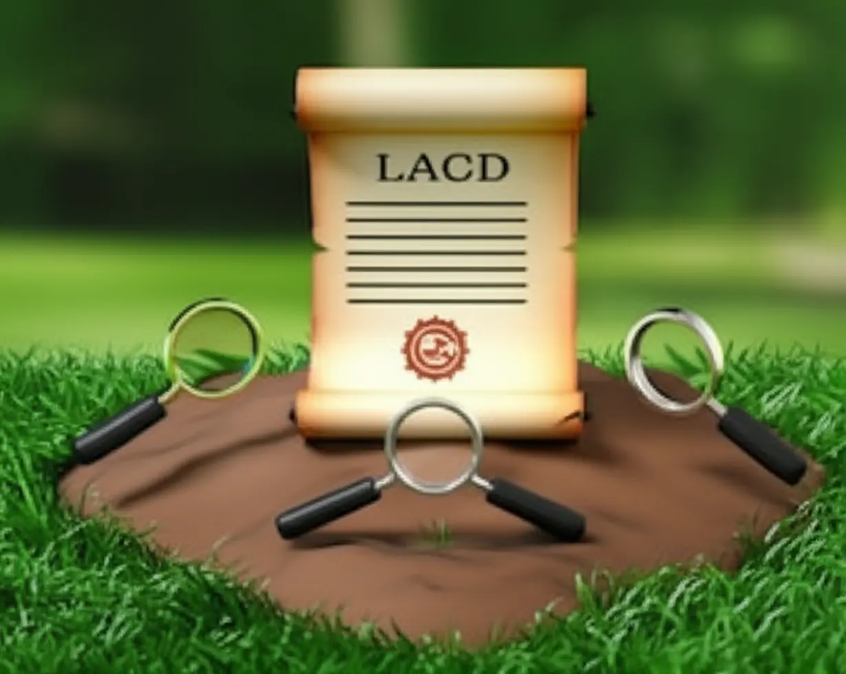 재개발-보상금의-핵심-기준인-공시지가가-적힌-서류와-이를-감정하는-돋보기를-귀여운-3D로-표현한-이미지.-공시지가-산정-과정을-보여줍니다.