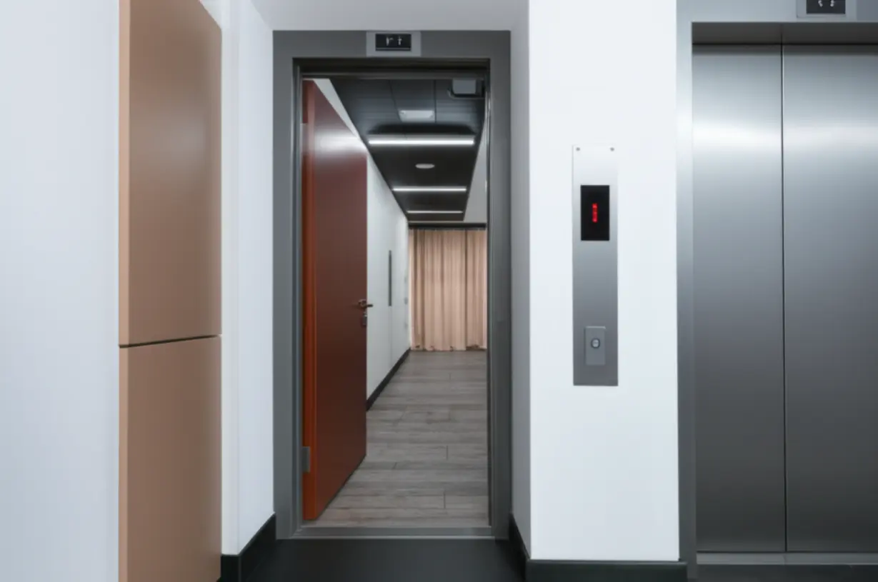 귀여운-3D-아파트-복도와-현관문-모습.-내가-사는-집의-전용면적에-이-복도,-계단-등-이웃과-함께-쓰는-