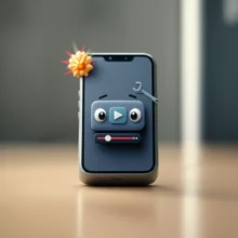 디지털-위험-정보를-상징하는-스마트폰과-안전한-가정을-묘사한-3D-이미지,-온라인-유해-콘텐츠-예방-중요성