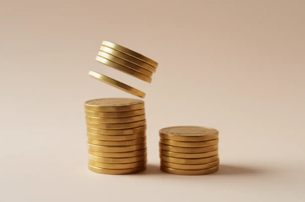 총급여에서-일정-금액이-공제되어-세금-계산-대상이-줄어드는-과정을-보여주는-귀여운-3D-그림.-근로소득공제를-상징합니다.