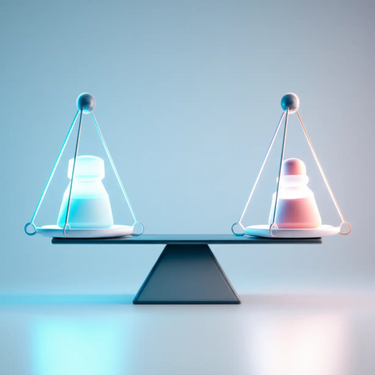 스트레스-DSR-규제-강화와-마이너스통장-금리-비교를-나타내는-저울-이미지입니다.-더-나은-조건을-선택하는-현명한-결정을-상징합니다.