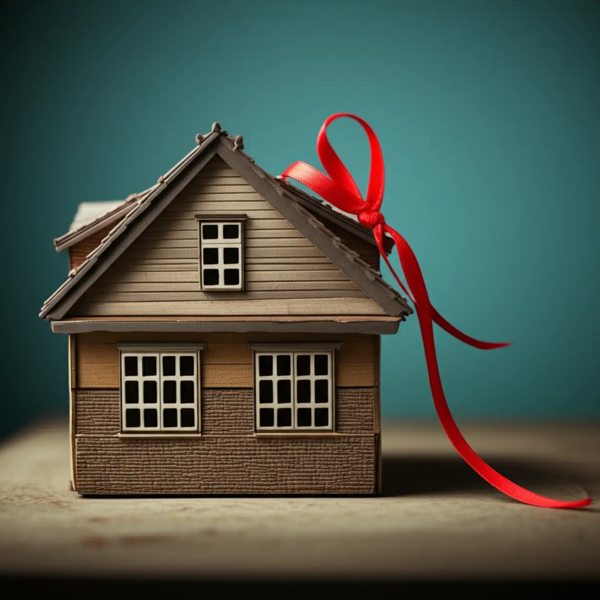 박주미-님이-선물-받은-가회동-저택을-상징하는-귀여운-3D-선물-포장된-집-이미지