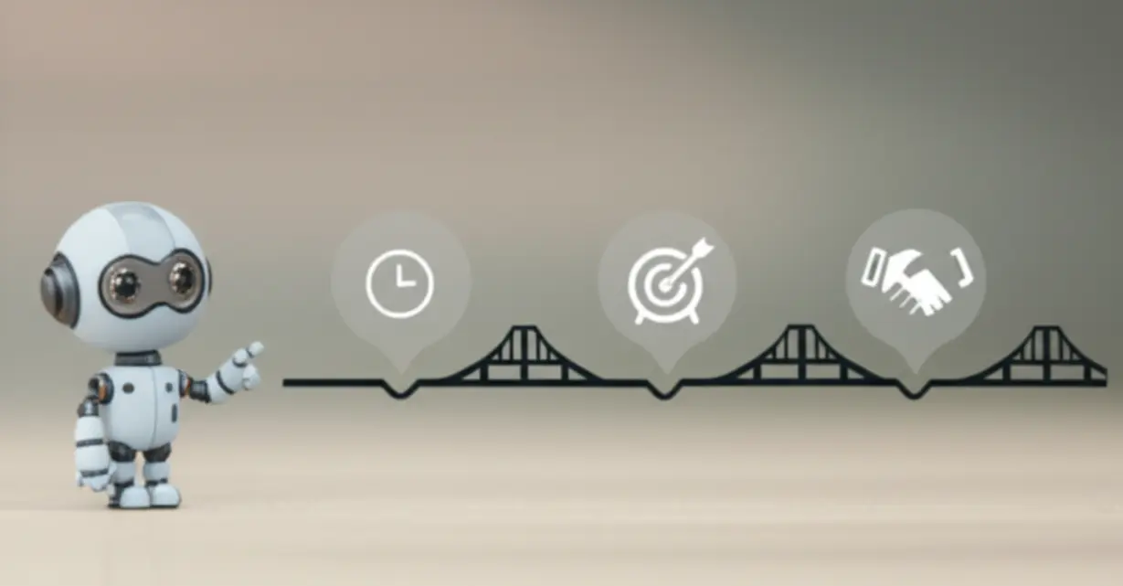 사업주가-정당한-정리해고를-위한-네-가지-필수-요건.-친근한-캐릭터가-해고-절차의-중요한-단계를-가리키는-모습입니다.