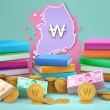 경기도-독서포인트-사업을-나타내는-귀여운-이미지입니다.-책과-지역화폐가-함께-있는-모습입니다.-경기도민-혜택을-상징합니다.