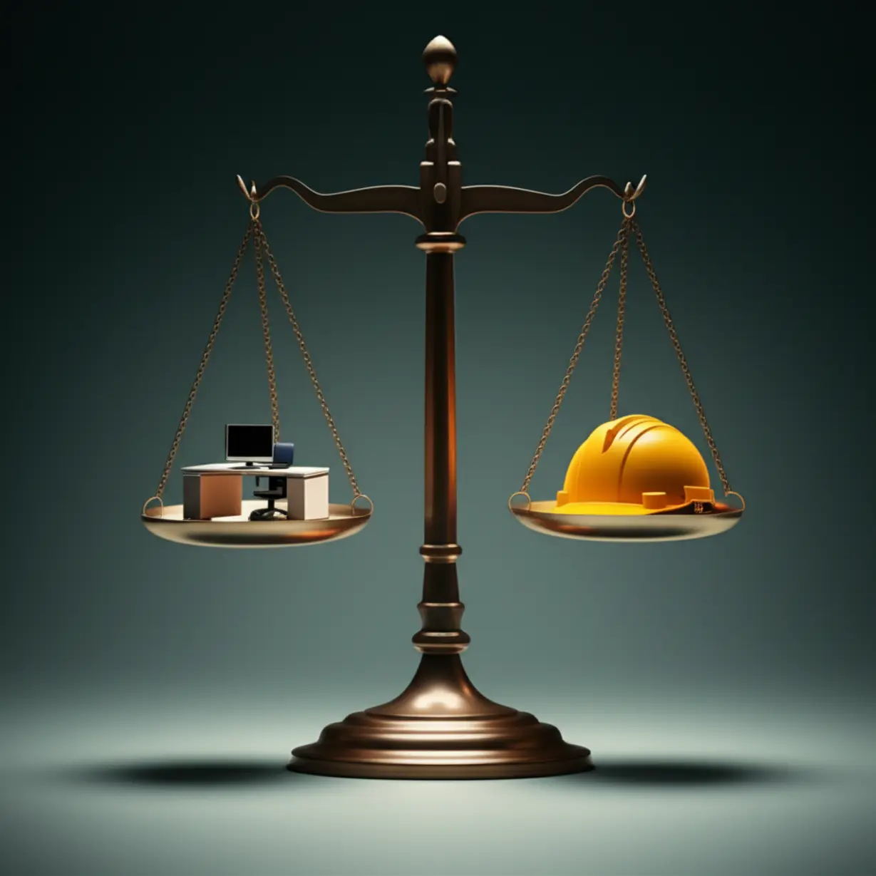 상해보험-위험도-변화를-보여주는-저울-이미지,-직업-변경에-따른-보험료와-보장-이해.