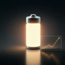 LG엔솔-실적-정정공시와-재무-상태를-상징하는-귀여운-3D-배터리-셀과-작은-그래프-이미지