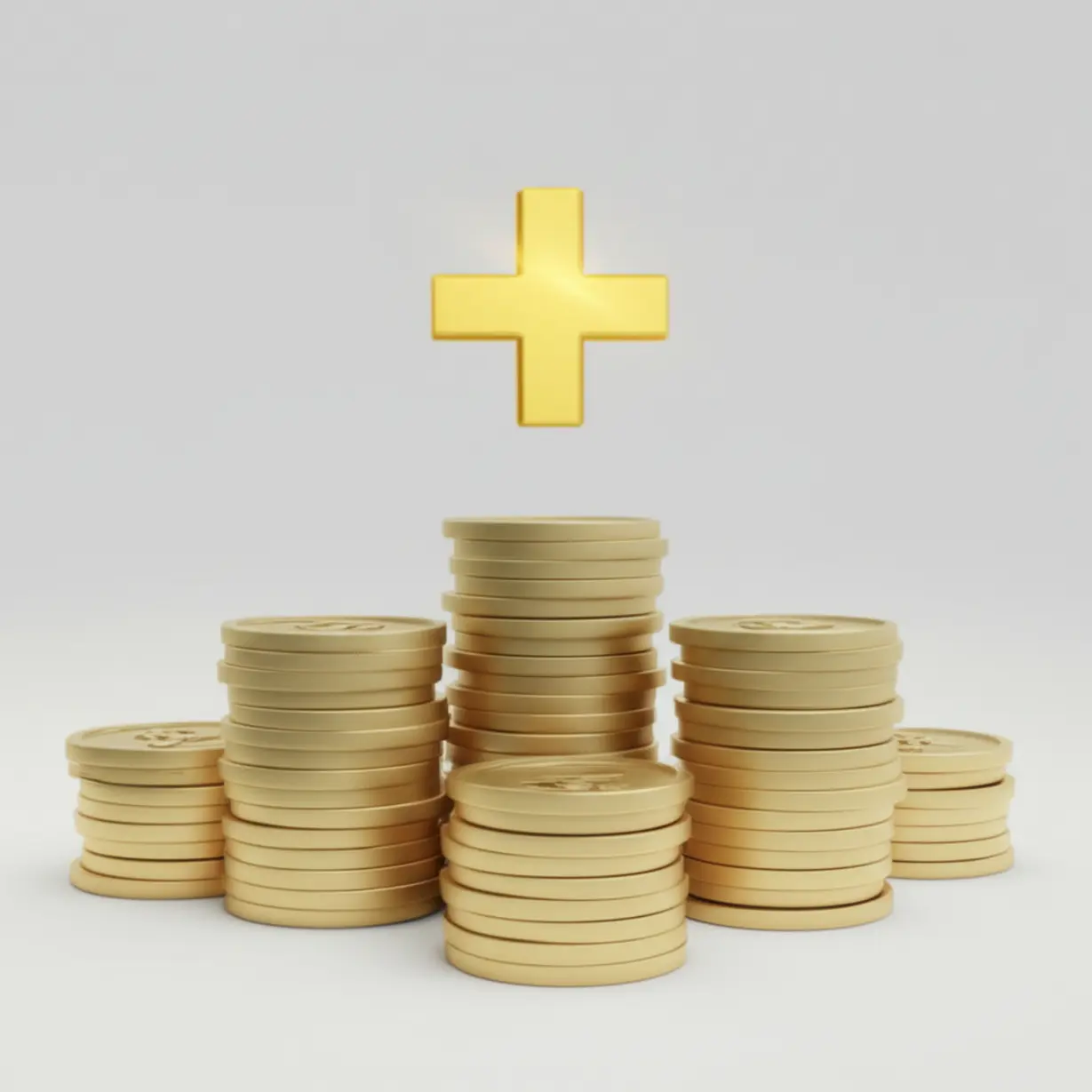 겹겹이-쌓인-동전과-더하기-표시로-산정특례-외-추가-혜택을-상징하는-그림.-중복-혜택과-세금-공제-안내.