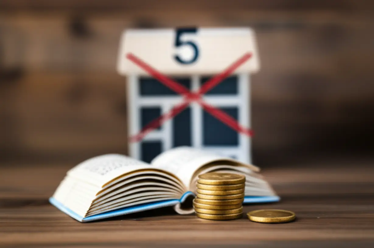 5인-미만-사업장의-해고예고수당-규정.-작은-책과-동전-더미는-법적-절차와-수당-지급의-중요성을-보여줍니다.