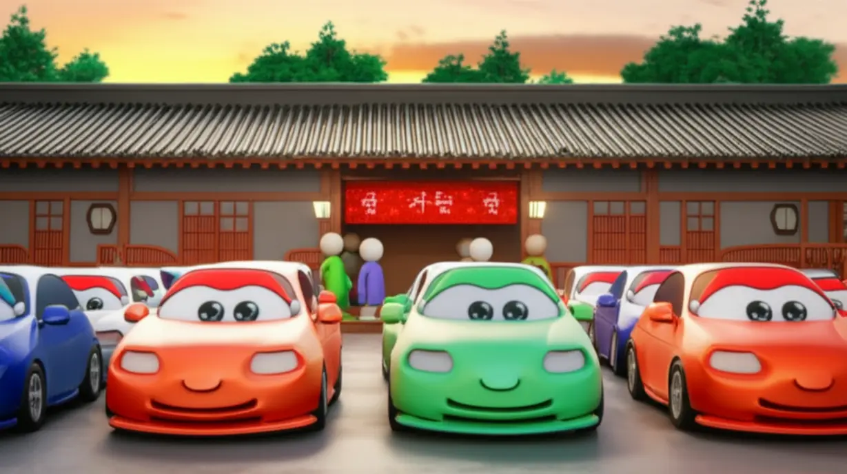 의정부-평양면옥-본점의-주차-대기줄과-원활한-주차-안내-모습.-북적이는-평양냉면-맛집의-주차-풍경.