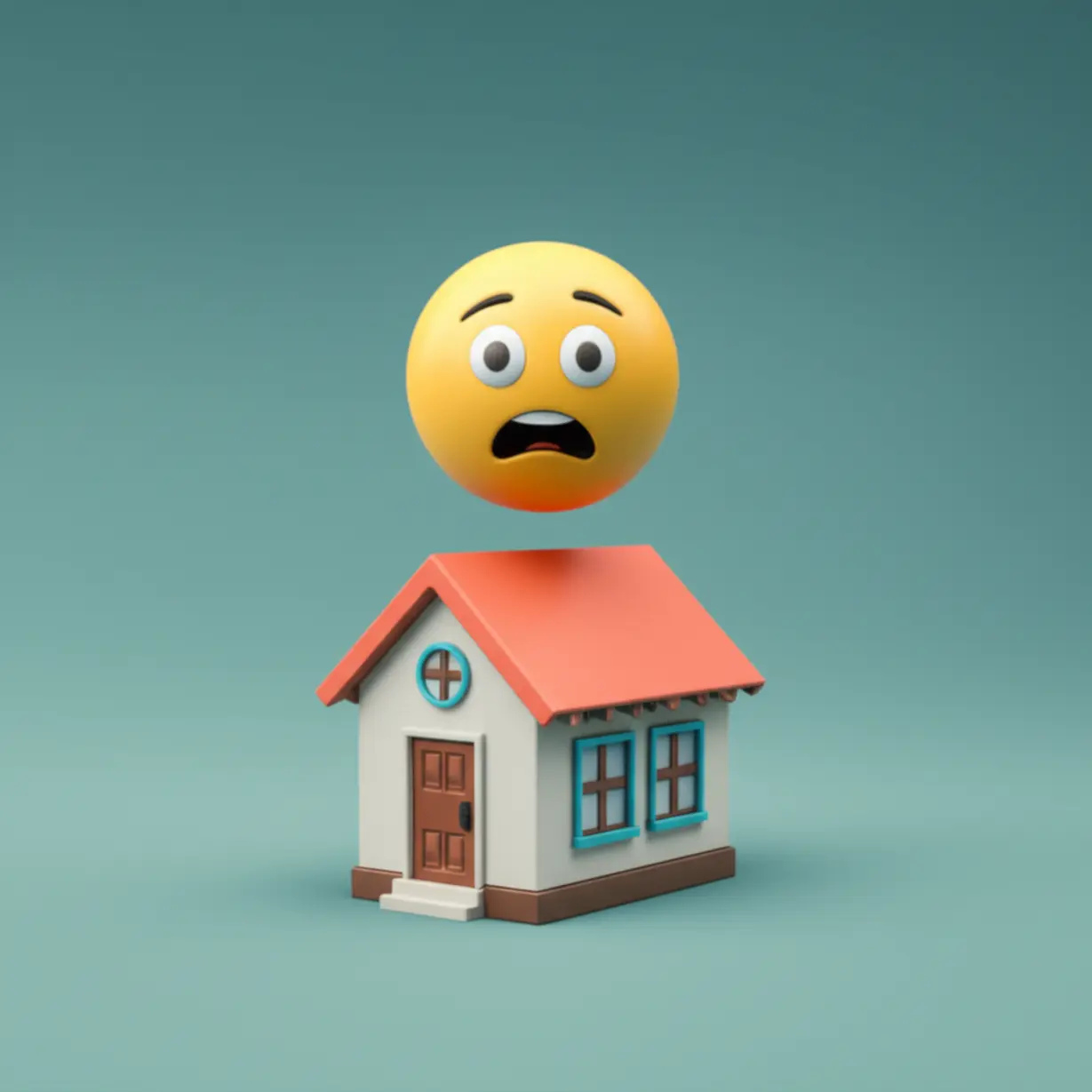 1주택자-주담대-규제-때문에-집을-팔기-어려워-걱정하는-모습-그림