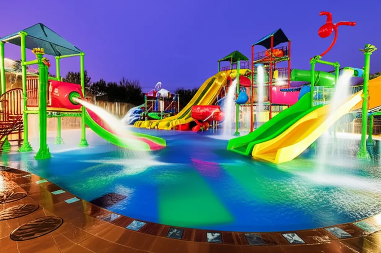 살곶이-물놀이장-야간-운영-물대포-귀여운-3D-이미지