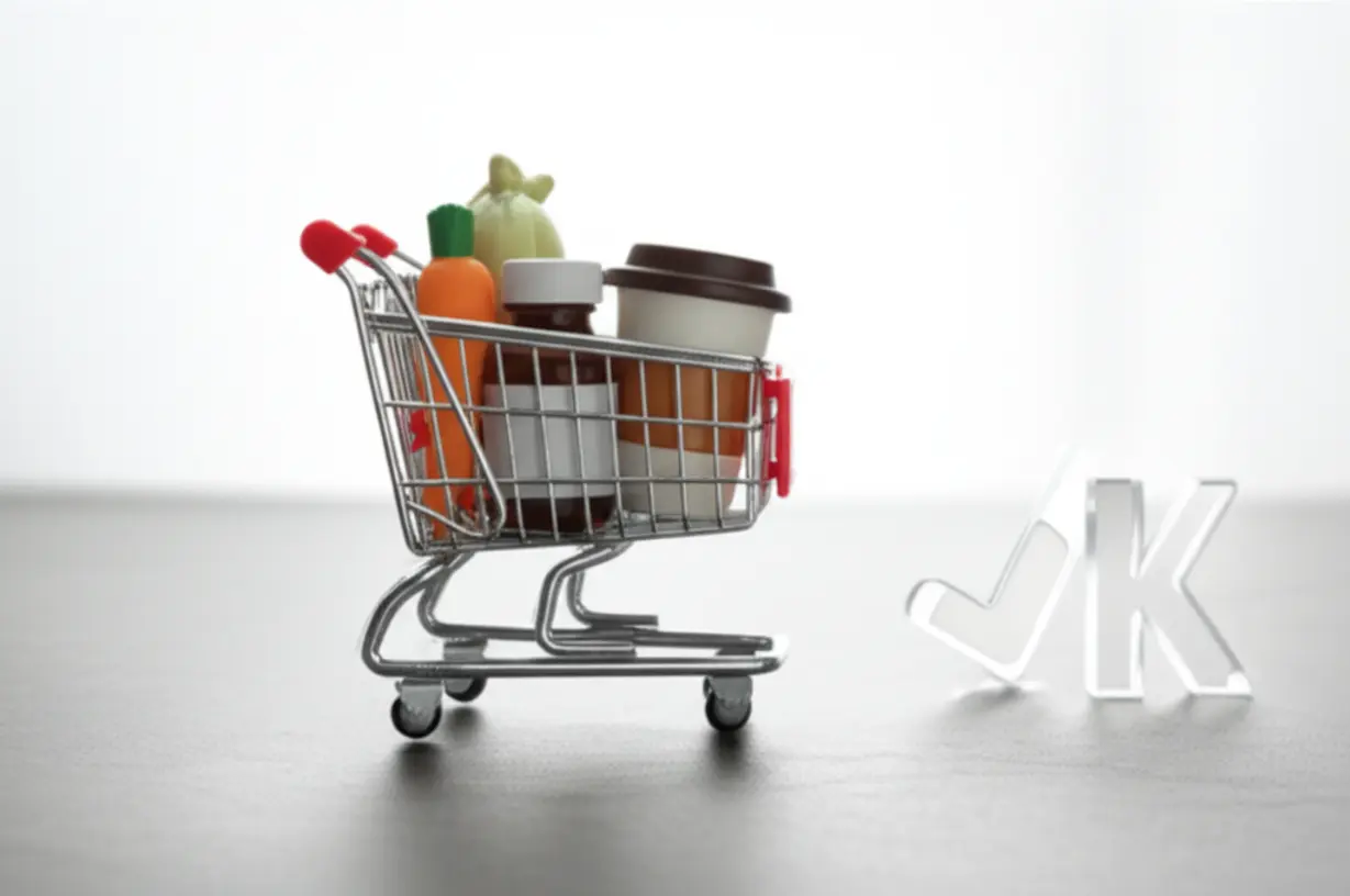 민생회복지원금-사용-가능한-동네-상점을-상징하는-장바구니와-물건-이미지