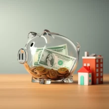 투명한-저금통에-차곡차곡-돈이-쌓이는-모습-옆에-작은-집-모형이-있는-귀여운-3D-그림.-청년도약계좌로-목돈을-마련하는-목표와-혜택을-상징적으로-보여줍니다.