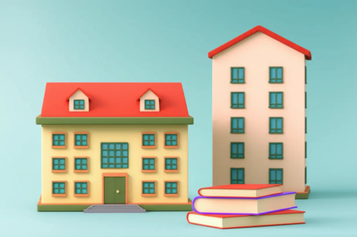 고척-푸르지오-힐스테이트-주변의-교통-입지,-미래-개발-호재,-그리고-단점(소음)을-보여주는-귀여운-3D-지도-그림입니다.