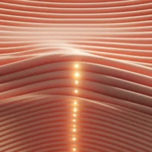 피부-탄력-개선과-리프팅을-상징하는-추상적인-피부층과-에너지를-나타내는-3D-이미지입니다.-동탄피부과-울쎄라-온다-시술의-효과를-보여줍니다.