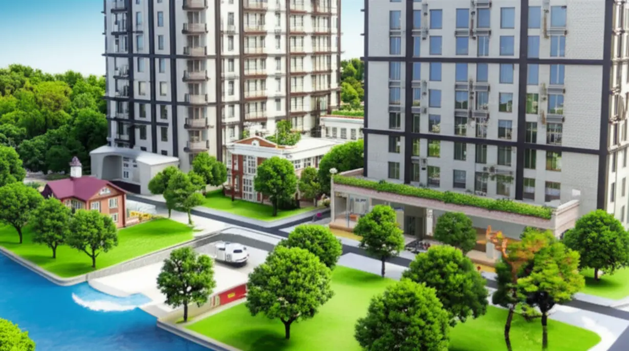 안양자이-헤리티온-주변의-편리한-입지-환경을-보여주는-귀여운-3D-지도입니다.-지하철역,-학교,-공원,-편의시설이-아파트-단지와-가깝게-위치해-내집마련의-가치를-더합니다.