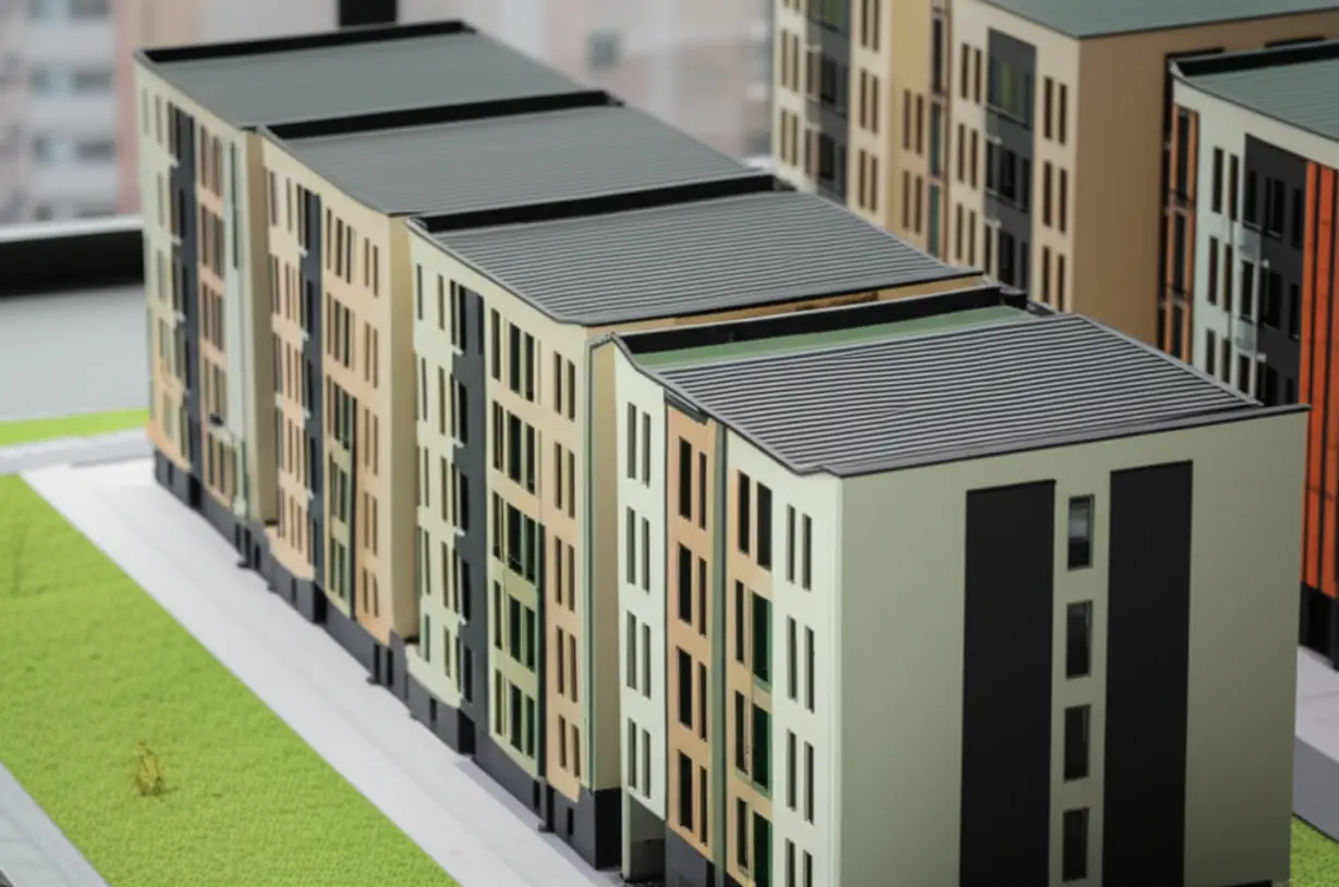 안양자이-헤리티온-아파트-단지의-축소-모형입니다.-다양한-평형대의-신축-아파트-세대들이-조화롭게-배치된-모습입니다.-안양-상록지구-재개발-사업의-모습을-미리-상상해-보세요.