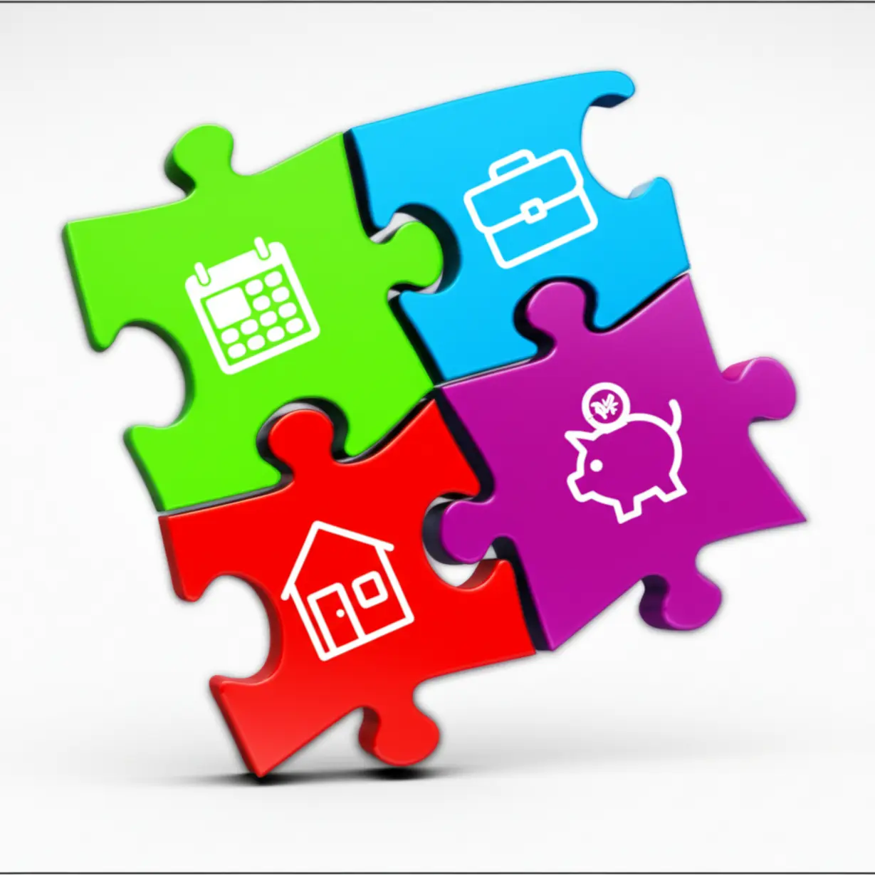 네-개의-알록달록한-퍼즐-조각이-잘-맞춰진-모습.-신청-자격-조건들이-모두-충족되어야-함을-나타냅니다.