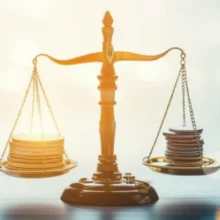 평균-자산과-중위-자산의-차이를-보여주는-귀여운-저울-이미지.-한쪽에는-큰-코인-몇-개가-저울을-기울게-하고,-다른-쪽에는-작은-코인들이-고르게-쌓여-평형을-이루는-모습입니다.-진짜-내-자산-순위,-부의-불평등을-이해하는-데-도움이-되는-시각-자료입니다.