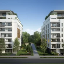 푸른-잔디밭-위에-나란히-서-있는-공공임대와-민간임대-아파트의-아기자기한-3D-모습.-공공임대아파트와-민간임대아파트의-특징을-한눈에-보여주는-이미지입니다.