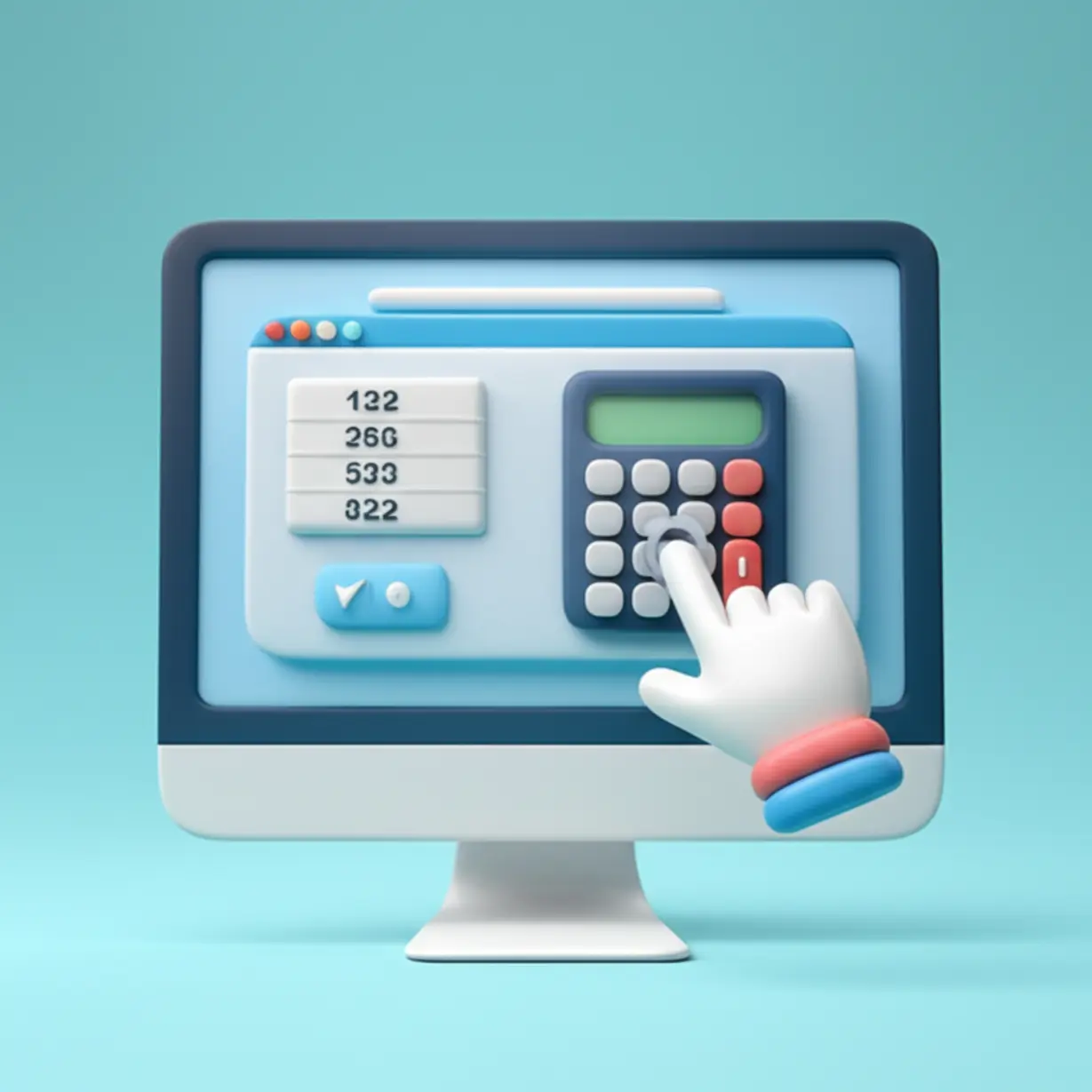 깔끔한-컴퓨터-모니터-화면에-계산기-아이콘이-선명하게-보이는-모습.-홈택스-종부세-계산기를-통해-세금을-간편하게-확인하고-입력하는-방법을-상징하며,-디지털-기기-활용의-친숙함을-더합니다.