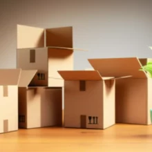 깔끔하게-정리된-원룸에-놓인-이삿짐-박스들.-이사-잔금-전-이삿짐-보관과-관련된-전월세-계약-시-중요-사항을-보여줍니다.