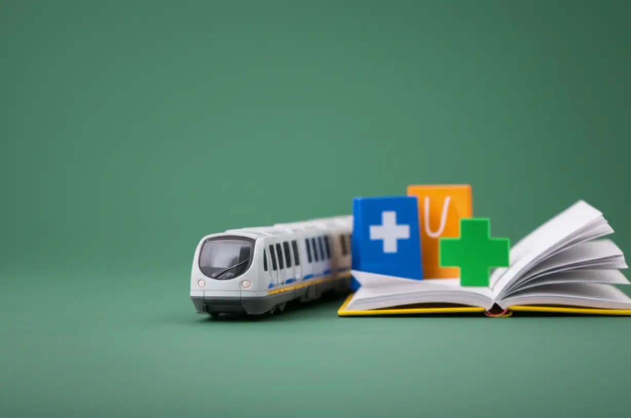 제기동역-아이파크-주변의-교통,-생활,-의료,-교육-환경을-나타내는-귀여운-3D-지하철,-쇼핑백,-병원-표시,-책-아이콘이-보입니다.-입지-분석을-돕습니다.