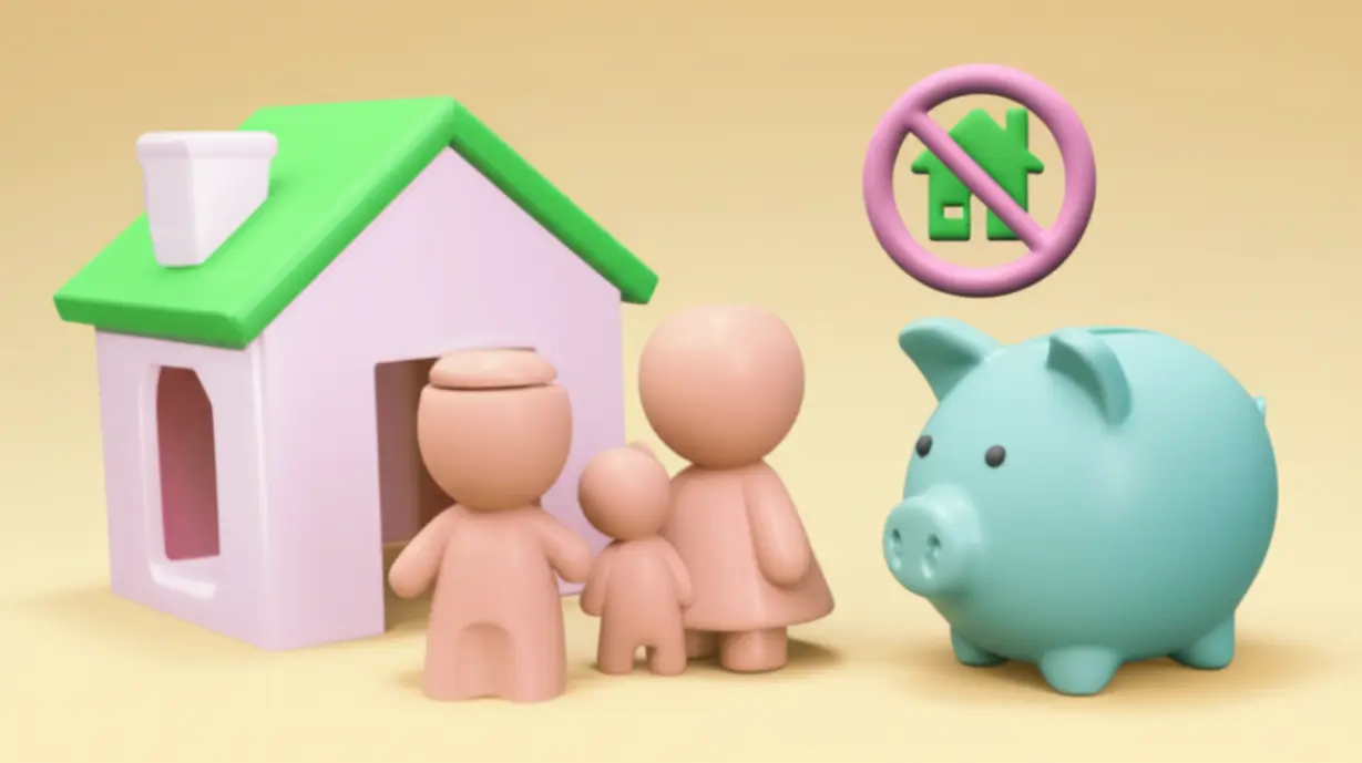 과천주암-C2-신혼희망타운-청약-자격-조건을-나타내는-아기자기한-아이콘들.-무주택,-신혼부부,-자산-기준-등을-쉽고-친근하게-설명하는-모습입니다.