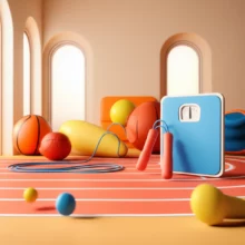 서대문구-키즈-헬스케어-센터-아이랑을-상징하는-밝고-귀여운-3D-어린이-운동-기구-이미지