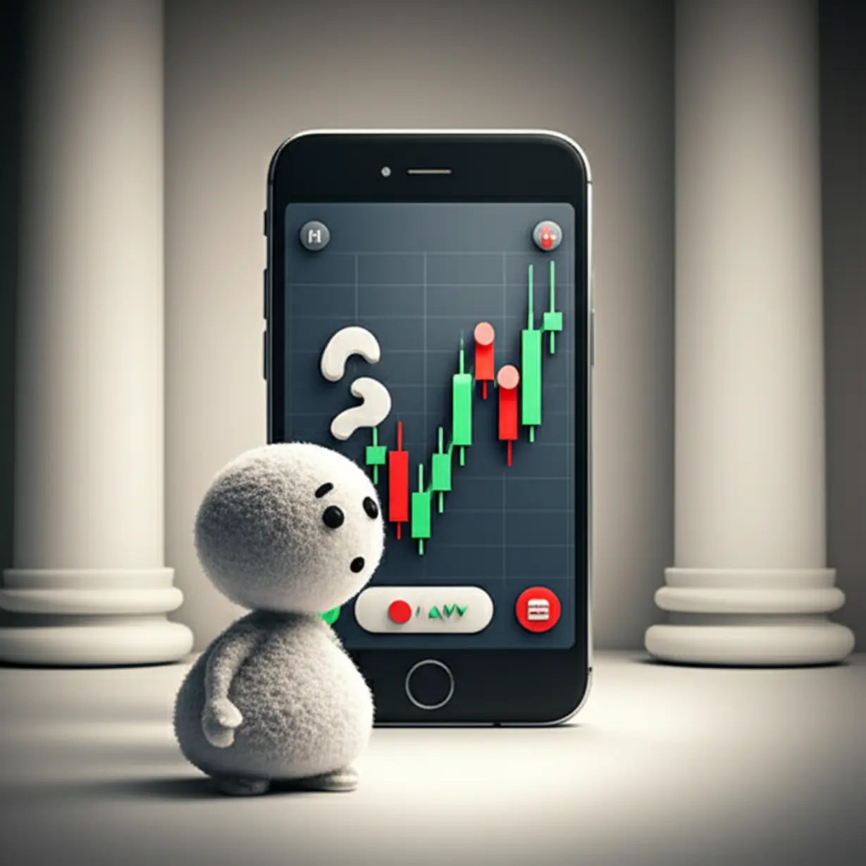 회의장에서-사용된-귀여운-3D-스마트폰-주식-거래-화면-이미지.-이춘석-전-의원의-휴대폰-거래-의혹-사건-발단을-상징합니다.