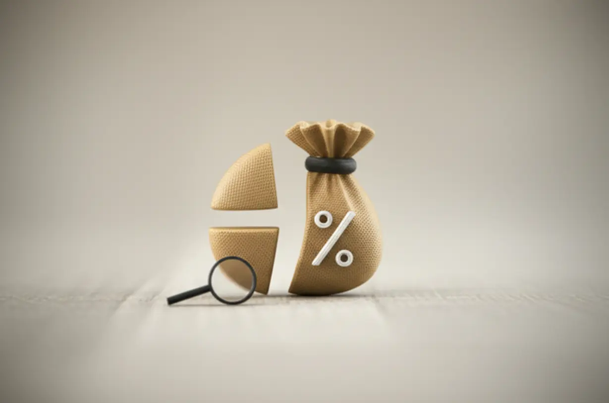 배당소득-분리과세를-상징하는-작은-돈-주머니와-돋보기.-세금-정책의-복잡성과-공정성에-대한-논의를-나타내는-이미지.