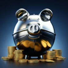 에스엔시스-공모주-투자를-상징하는-귀여운-선박-모양의-저금통과-금화-이미지.-조선-기자재-기업-에스엔시스의-안정적인-공모주-청약-성공을-기원하는-모습입니다.