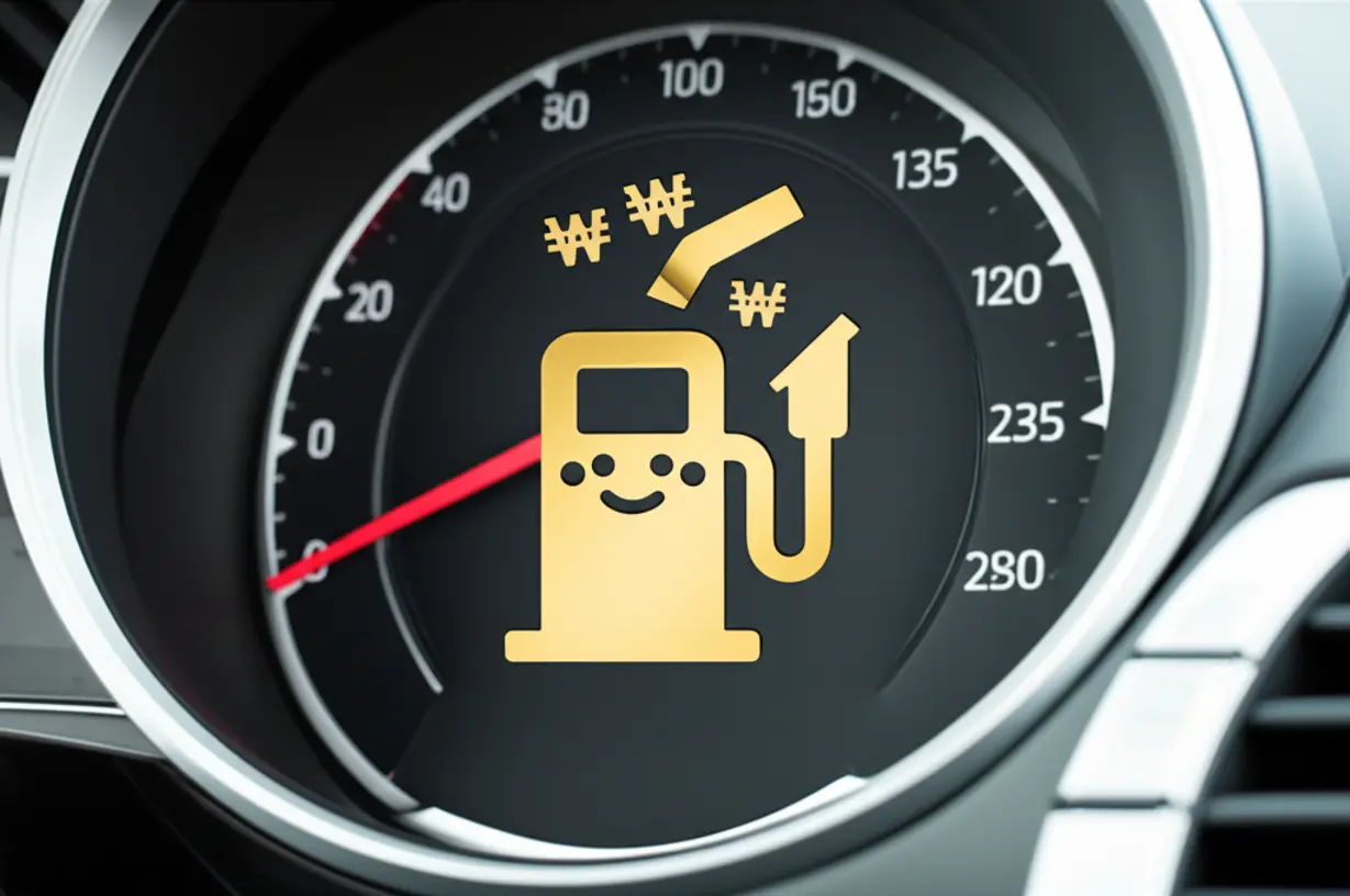 민생회복-소비쿠폰으로-기름값을-절약하는-모습을-표현한-귀여운-주유통-아이콘-이미지.-차량-유지비-절약에-도움이-됩니다.